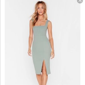 Nasty gal midi dress - NEW